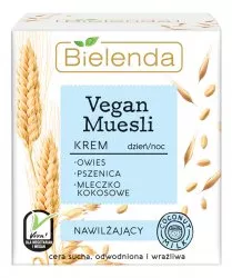 Bielenda Vegan Muesli, nawilżający krem do twarzy, 50ml