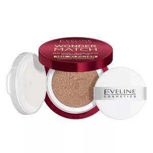 Eveline Cosmetics Wonder Match kryjący podkład cushion z niacynamidem i kwasem hialuronowym 03N Nude 15g