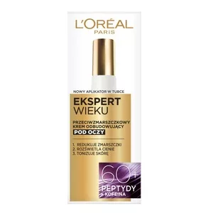 L'Oreal Paris Ekspert Wieku Przeciwzmarszczkowy krem odbudowujący pod oczy 60+, 15ml