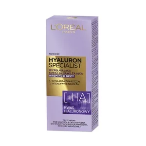 L'Oreal Paris Hyaluron Specialist Krem nawilżający pod oczy z kwasem hialuronowym, 15ml