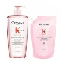 Kerastase Genesis, zestaw przeciw utracie gęstości włosów, kąpiel 500ml + refill 500ml