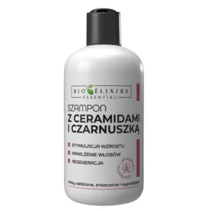 Bioelixire, szampon z czarnuszką do włosów słabych i wypadających, 300ml