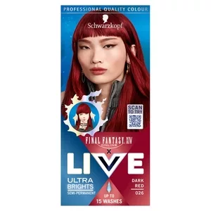 Schwarzkopf Live Ultra Brights X Final Fantasy XIV Online farba do włosów 026 Dark Red