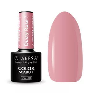 Claresa, Lakier hybrydowy, DUSTY ROSE 7, 5g