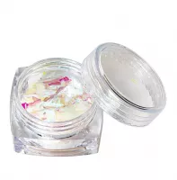 Peggy Sage, płatki brokatu Aurora flakes 3, różowe