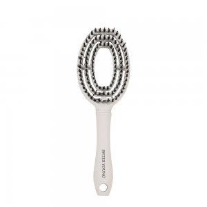 Sister Young Coco Hair Brush szczotka do włosów z włosiem dzika White