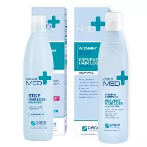 CeCe Med, zestaw przeciw wypadaniu włosów, szampon + odżywka