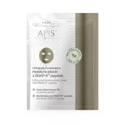 Apis Liftingująca i napinająca maska w płacie z SNAP-8 MT peptide, 20g