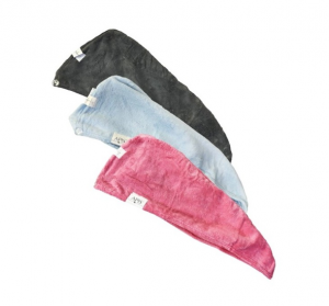 Apis, turban-ręcznik do włosów, pink, 1szt