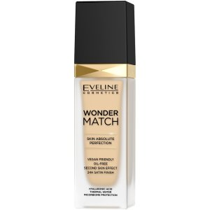 Eveline Wonder Match, luksusowy podkład do twarzy, 05 light porcelain, 30ml