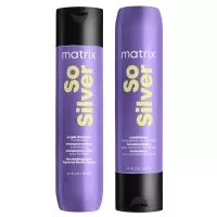 Matrix So Silver, zestaw do włosów platynowych, szampon + odżywka