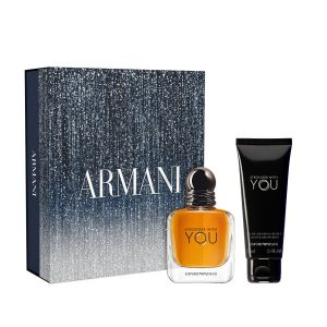 Giorgio Armani Stronger With You zestaw woda toaletowa spray 50ml + żel pod prysznic 75ml (M)