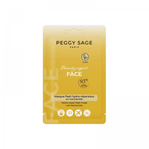 Peggy Sage Flash, maska w płachcie regenerująca z niacynamidem, 15ml