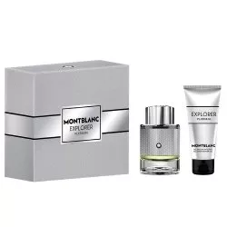 Mont Blanc Explorer Platinum zestaw woda perfumowana spray 60ml + żel pod prysznic 100ml (M)