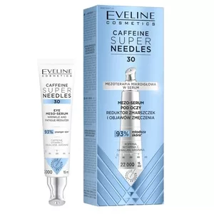 Eveline Cosmetics Caffeine Super Needles 30 mezo-serum pod oczy reduktor zmarszczek i objawów zmęczenia 15ml