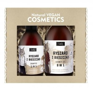 LaQ Ryszard z Bieszczad, zestaw do pielęgnacji ciała, żel 500ml, szampon 300ml