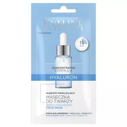 Eveline Cosmetics Skoncentrowana formuła głęboko nawilżająca maseczka do twarzy Hyaluron 8ml