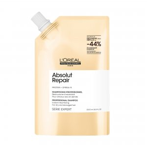 Loreal Absolut Repair, szampon regenerujący do włosów zniszczonych, refill, 1000ml