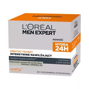 L'Oreal Paris Men Expert Hydra 24H Krem do twarzy intensywnie nawilżający, 50ml
