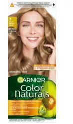 Garnier Color Naturals 7 Blond, odżywcza farba do włosów, do 100% pokrycia siwych włosów