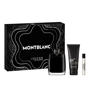 Mont Blanc Legend zestaw woda perfumowana spray 100ml + miniatura wody perfumowanej 7.5ml + żel pod prysznic 100ml (M)