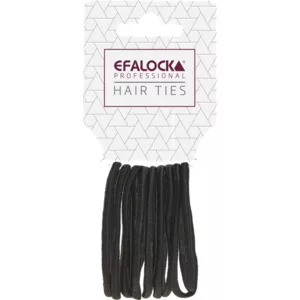 Efalock, gumki do włosów thick, czarne 10szt., ref. 14102393