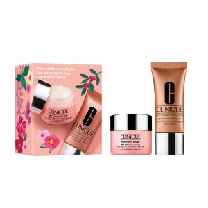 Clinique Sunkissed Essentials zestaw nawilżający krem do twarzy 30ml + beztłuszczowy żel samoopalający 30ml