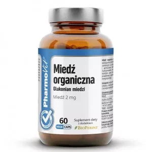 Pharmovit Miedź Organiczna glukonian miedzi suplement diety 60 kapsułek
