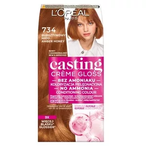 L'Oreal Paris Casting Creme Gloss farba do włosów 734 Bursztynowy Miód