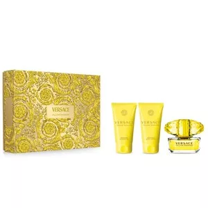 Versace Yellow Diamond Zestaw dla kobiet: woda toaletowa 50ml + balsam do ciała 50ml + żel pod prysznic 50ml