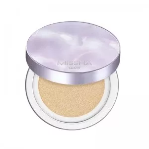 Missha Glow Layering Fit Cushion rozświetlający podkład w poduszce 17 Ivory 14g