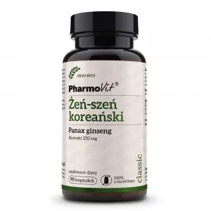 Pharmovit Żeń-szeń koreański 250mg suplement diety 90 kapsułek