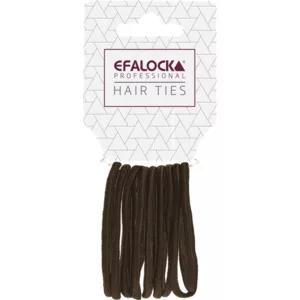Efalock, gumki do włosów thick, brązowe 10szt., ref. 14102394