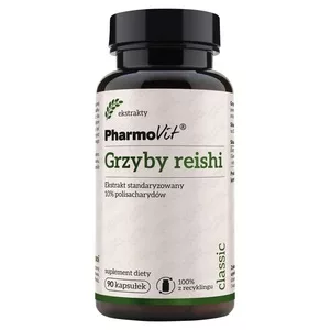 Pharmovit Grzyby reishi 10% polisacharydów suplement diety 90 kapsułek