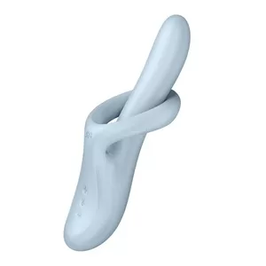Satisfyer Heat Flex 4 wibrator rotacyjny z funkcją podgrzewania Blue