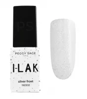 Peggy Sage I-LAK, lakier hybrydowy, silver frost, 5ml