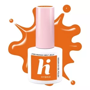 hi hybrid, lakier hybrydowy, #391 Mango Melt Jelly, 5ml