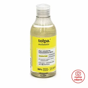 Tołpa Authentic, płyn micelarny rozświetlona skóra, 300ml - lekko ułamane zamknięcie