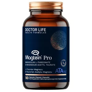 Doctor Life Magtein Pro L-Treonian Magnezu + witamina C suplement diety 90 kapsułek