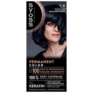Syoss Permanent Coloration farba do włosów trwale koloryzująca 1_4 Granatowa Czerń