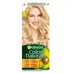 Garnier Color Naturals 10 Bardzo bardzo jasny blond, farba do włosów, do 100% pokrycia siwych włosów