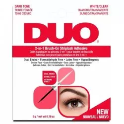 Ardell Duo 2-in-1 Brush-On Striplash Adhesive klej do rzęs Dark and Clear 5g
