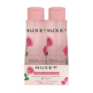 Nuxe Very Rose łagodząca woda micelarna 2x400ml