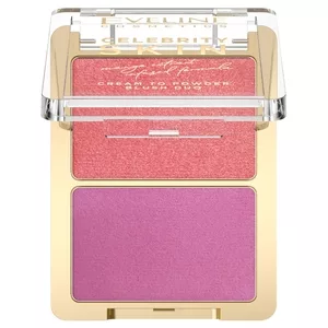 Eveline Cosmetics Celebrity Skin duet kremowych róży do policzków 02 Sunset Flush 8g