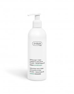 Ziaja Pro Program oczyszczający, eksfoliujący tonik z kwasem glikolowym 5% AHA + prowitamina B5, 270ml