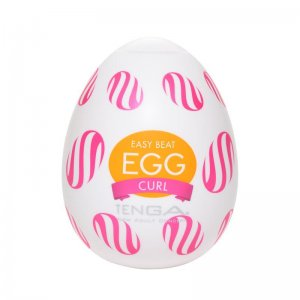 Tenga Easy Beat Egg Curl jednorazowy masturbator w kształcie jajka