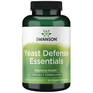 Swanson, Yeast Defense Essentials, 120kaps.