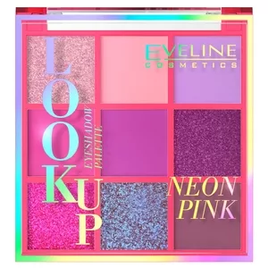 Eveline Look Up, paleta 9 cieni do powiek, neon pink