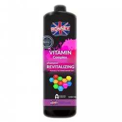 Ronney Professional Shampoo Vitamin Complex Revitalizing Therapy, Szampon rewitalizujący do włosów cienkich i osłabionych 1000ml