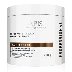 Apis Coffee Shot Biorewitalizująca maska algowa z kwasem kawowym i ziarenkami kawy, 200g